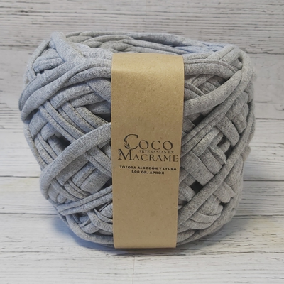 Totora algodón y lycra - Gris claro