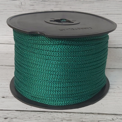 Cola de rata polipropileno 3,5mm Verde benetton - 100 mts