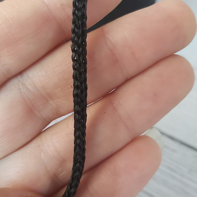 Cola de rata polipropileno 3,5mm Negro - 100 mts