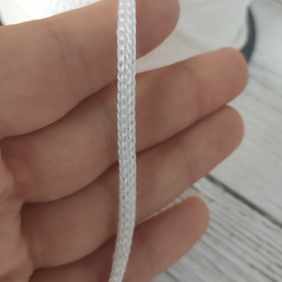 Cola de rata polipropileno 3,5mm Blanco cristal- 100 mts