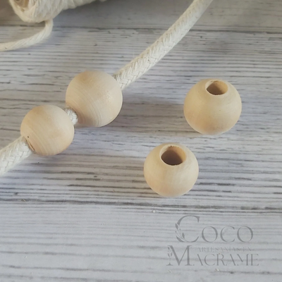 Esferas de madera ∅8mm - 23mm x 10 unidades 