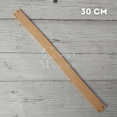 Asas de cuero para cestos 30cm x un.