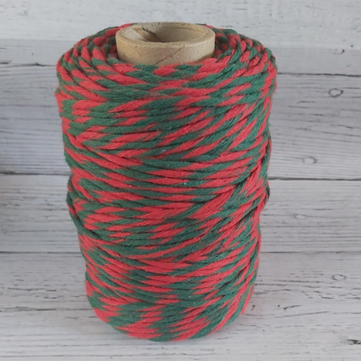 Hilo de algodón 40 h. Navideño 3.5mm x unidad 