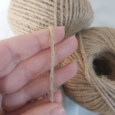 Yute 2mm x 100 mts en ovillo