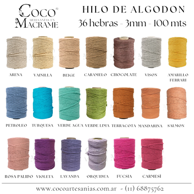 Combo color combinado - 3 de 36h. + 3 de 40h.