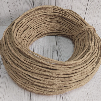 Hilo de Papel Kraft Marrón madeja 4mm (100 mts)