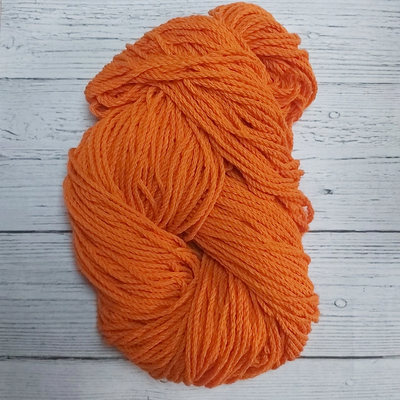 Hilo De Algodón Retorcido s/grueso Naranja - 160g (120 mts)
