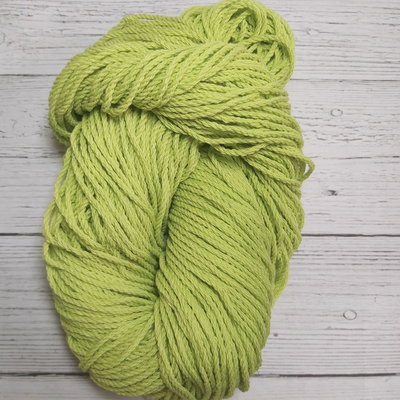 Hilo De Algodón Retorcido s/grueso Verde Lima - 160g (120 mts)