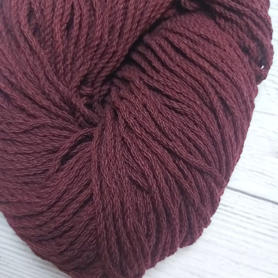 Hilo De Algodón Retorcido s/grueso Bordó - 160g (120 mts)