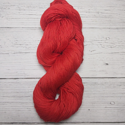 Algodón Peruano Mercerizado Rojo 100 Gr Madeja