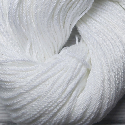 Algodón Peruano Mercerizado Blanco 100 Gr Madeja