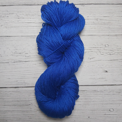 Algodón Peruano Mercerizado Azul Francia 100 Gr Madeja