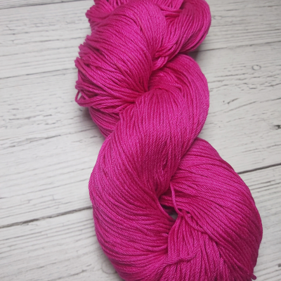 Algodón Peruano Mercerizado Fucsia 100 Gr Madeja