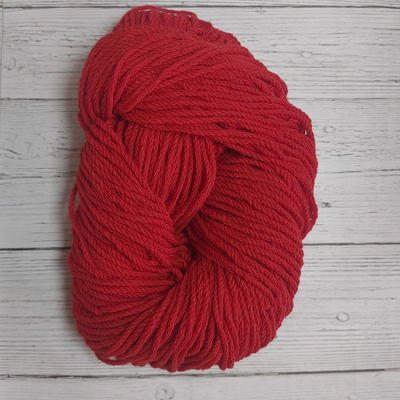 Hilo De Algodón Retorcido s/grueso Rojo - 160g (120 mts)