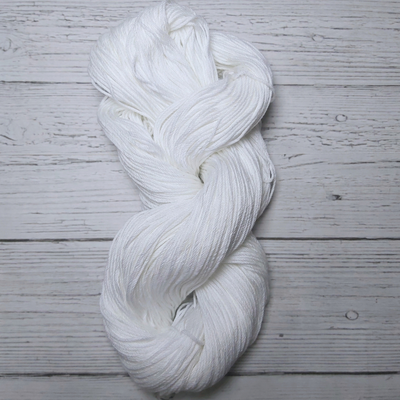 Algodón Peruano Mercerizado Blanco 100 Gr Madeja