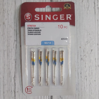 Aguja Para Máquina De Coser Familiar 90/14 Punta Bolita x unidad