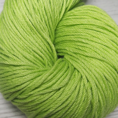 Algodón Peruano Mercerizado Verde Manzana 100 Gr Madeja