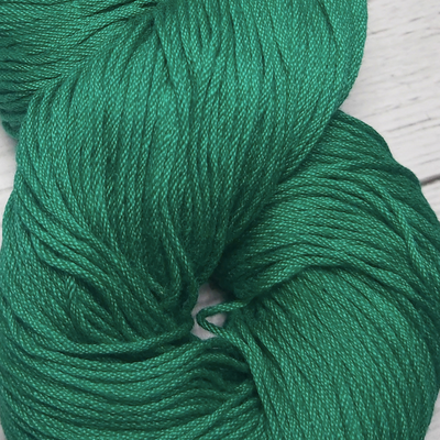 Algodón Peruano Mercerizado Verde Navidad 100 Gr Madeja