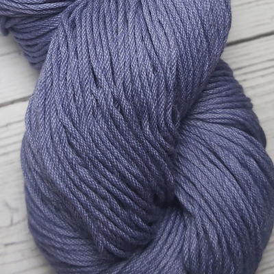 Algodón Peruano Mercerizado Azul Jean 100 Gr Madeja