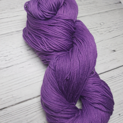Algodón Peruano Mercerizado Violeta Medio 100 Gr Madeja