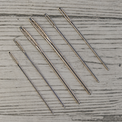 Aguja Para Lana Sin Punta De Metal 5cm / 6cm / 7cm Por Unidad