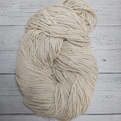 Hilo De Algodón Retorcido s/grueso Natural - 160g (120 mts)
