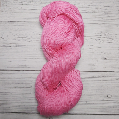 Algodón Peruano Mercerizado Rosa Chicle 100 Gr Madeja