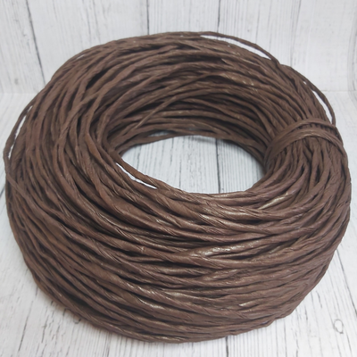 Hilo de Papel Kraft Chocolate madeja 3mm (100 mts)