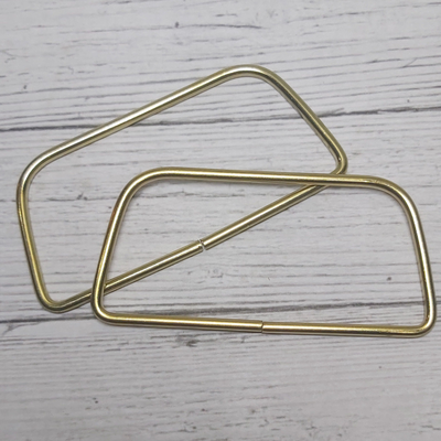 Par de Manijas de metal dorada 12cm