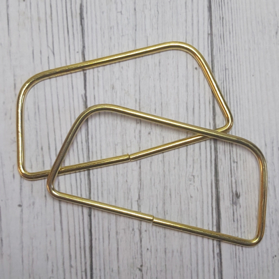 Par de Manijas de metal dorada 12cm