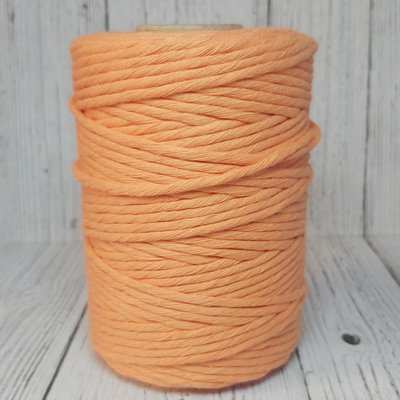 Hilo de Algodón 36 Hebras Mandarina - 3mm x 100 mts