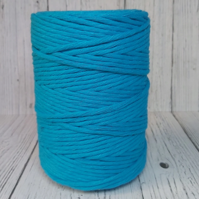 Hilo de Algodón 36 Hebras Turquesa - 3mm x 100 mts