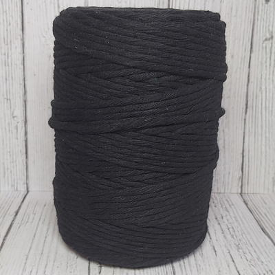 Hilo de Algodón 40 Hebras Negro - 3,5mm x 130 mts