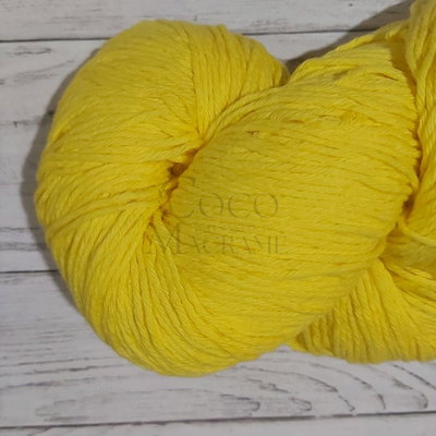 Hilo de algodón 8/6 Amarillo Minnion - Madeja 150 gr.