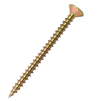 TORNILLO MADERA 6X1 1/2" DORADO (20X35MM.) X500U.