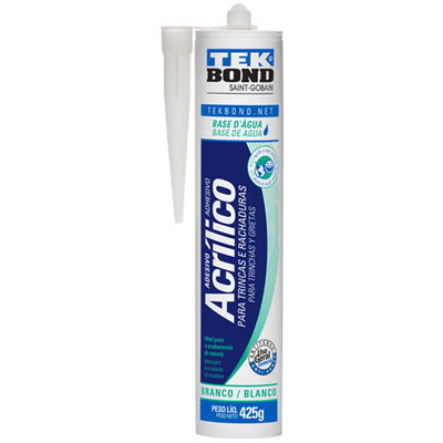 SILICONA/SELLADOR ACRILICA TEKBOND BLANCA X425G. 