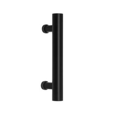 BARRAL SIMPLE ACERO INOXIDABLE NEGRO 38X800MM.	
