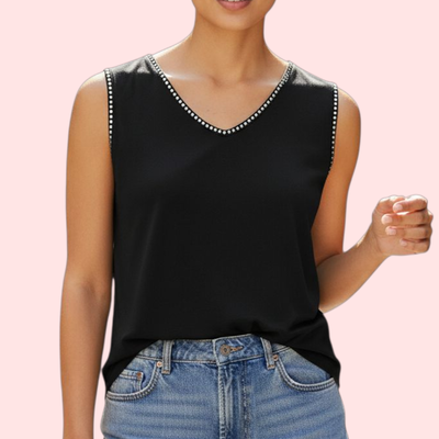 MUSCULOSA CON TACHAS