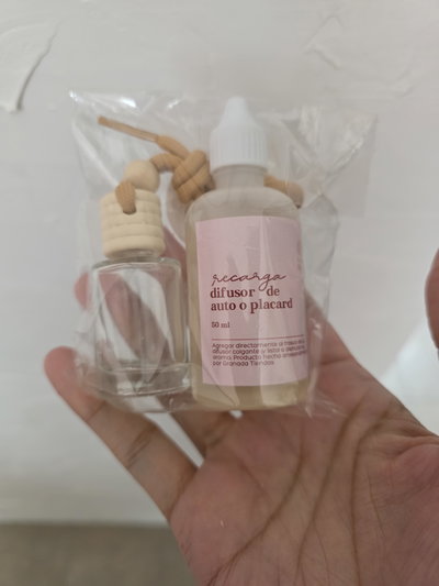 Set Difusor aromático para auto o placard 