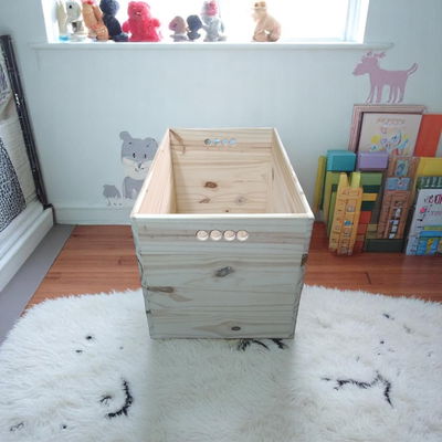 Cajón Baúl Madera Juguetero Organizador Montessori