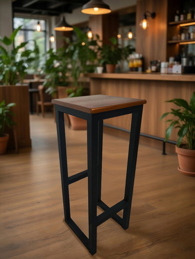 Banqueta Atlas | Línea Magna | Roble Oscuro