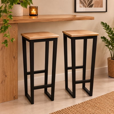 PROMO 2 BANQUETAS | ATLAS | Eucaliptus Cristal