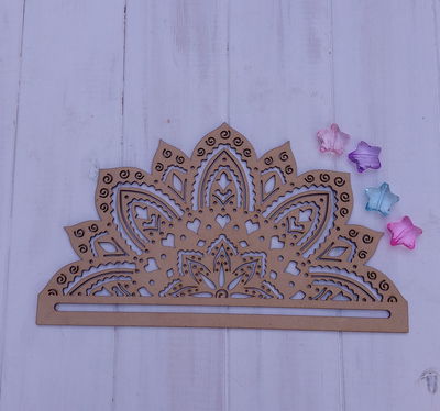 Colgante para macramé Medio Mandala (C02)