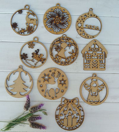 🎄 Esferas navideñas x 10 unidades surtidas🎄 (Combo C)