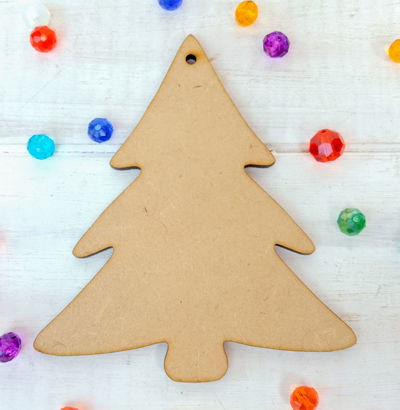 🎄Arbolito navideño liso para colgar (AN10)