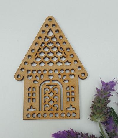 🏠Colgante Casita de Navidad 🏡 Pack x 20 unidades (CC07)