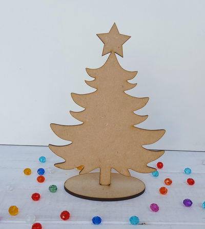 🎄Arbolito navideño liso con base (AN14)