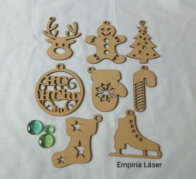 🌲Combo 8 de Adornos navideños🧑‍🎄 x 24 unidades surtidas..