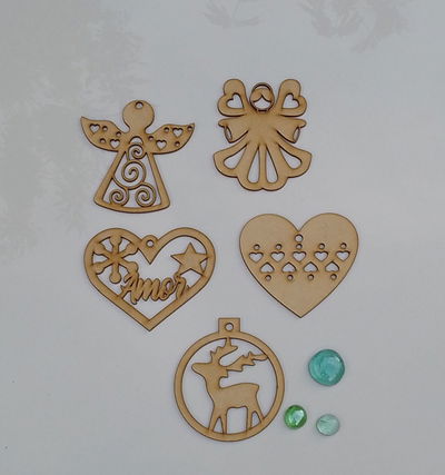 🎄 Esferas navideñas x 10 unidades surtidas🎄 (Combo E))