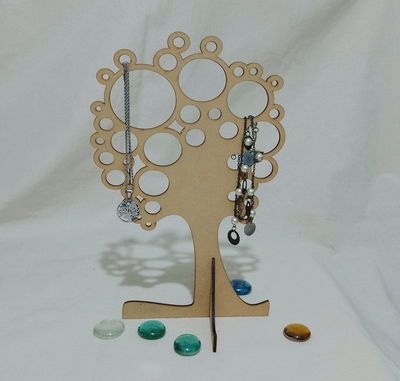 🌳 Árbol exhibidor de collares y pulseras ✨